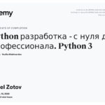 Сертификат по Python